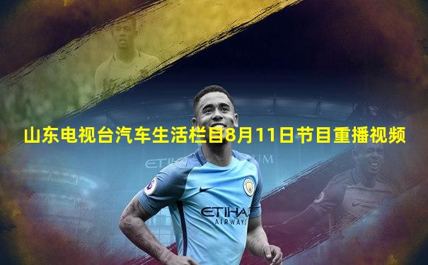 山东电视台汽车生活栏目8月11日节目重播视频
