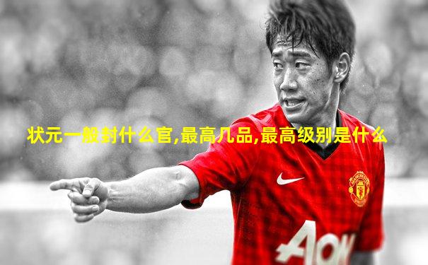 状元一般封什么官,最高几品,最高级别是什么