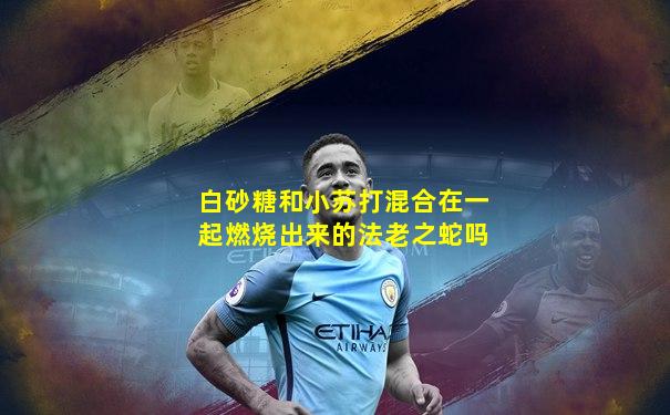 白砂糖和小苏打混合在一起燃烧出来的法老之蛇吗